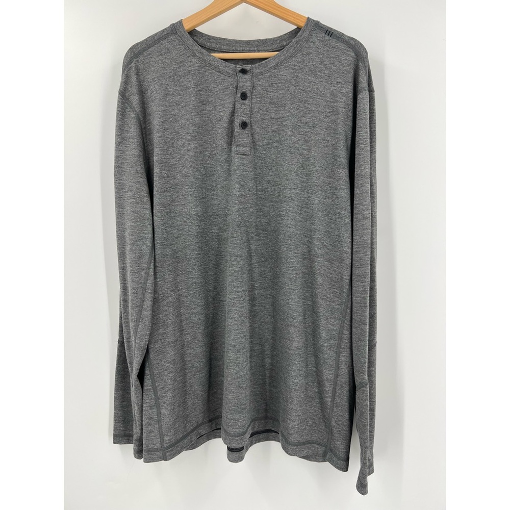 Lululemon Henley Lpng Sleeve Shirt Sz L